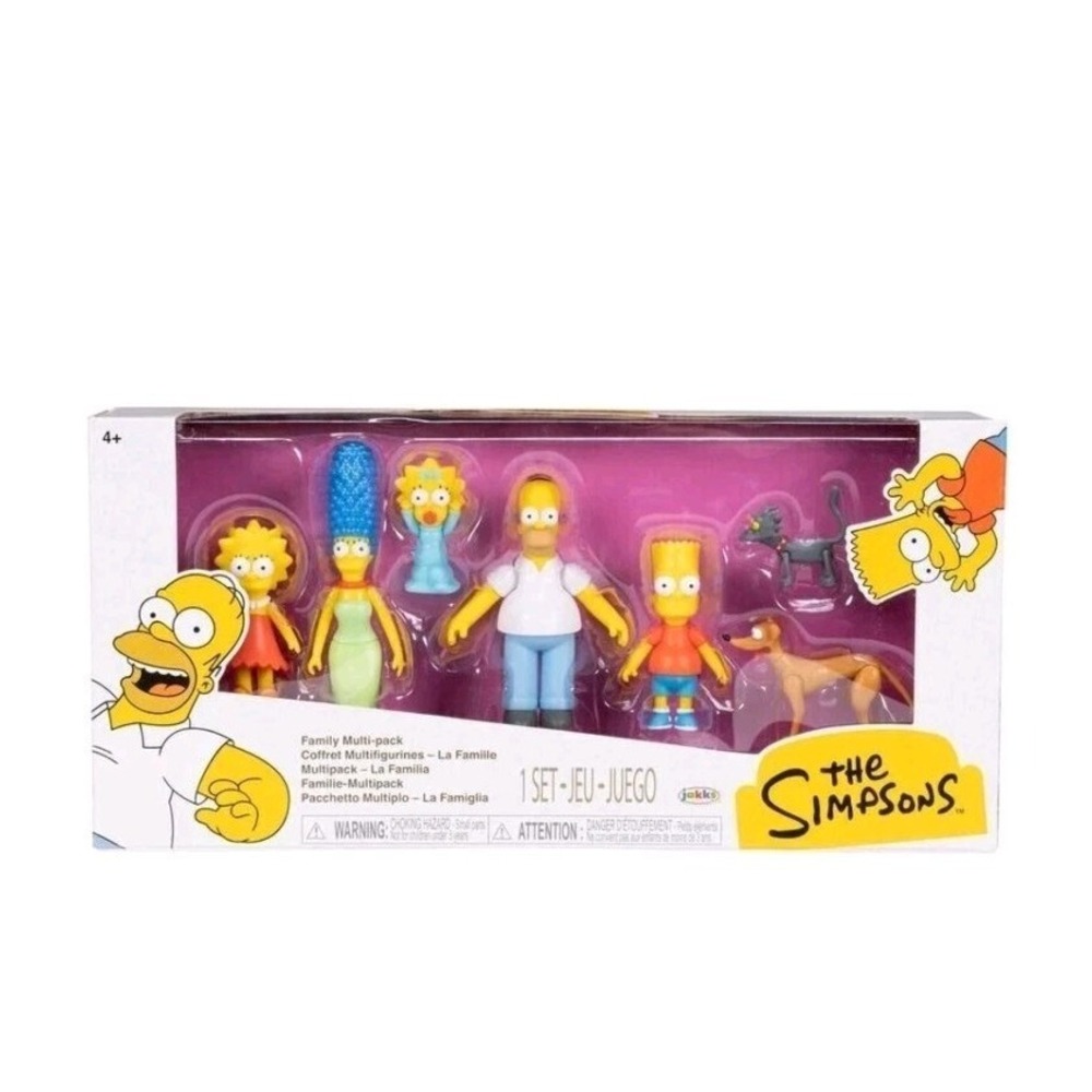 Jakks Pacific - The Simpson - Action FIgures 6 cm - Family Multipack
